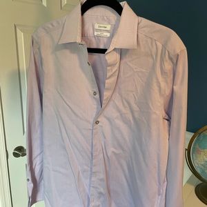 Calvin Klein shirt, M, Slim Fit, light purple